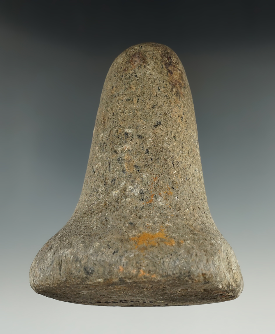 5 3/16" tall Bell Pestle found near Hagerstown, Wayne Co., Indiana.