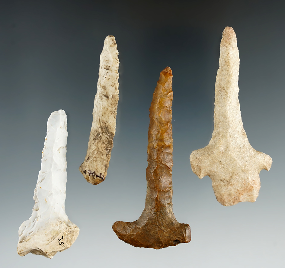 Four Missouri Drills, largest is 3 1/8".