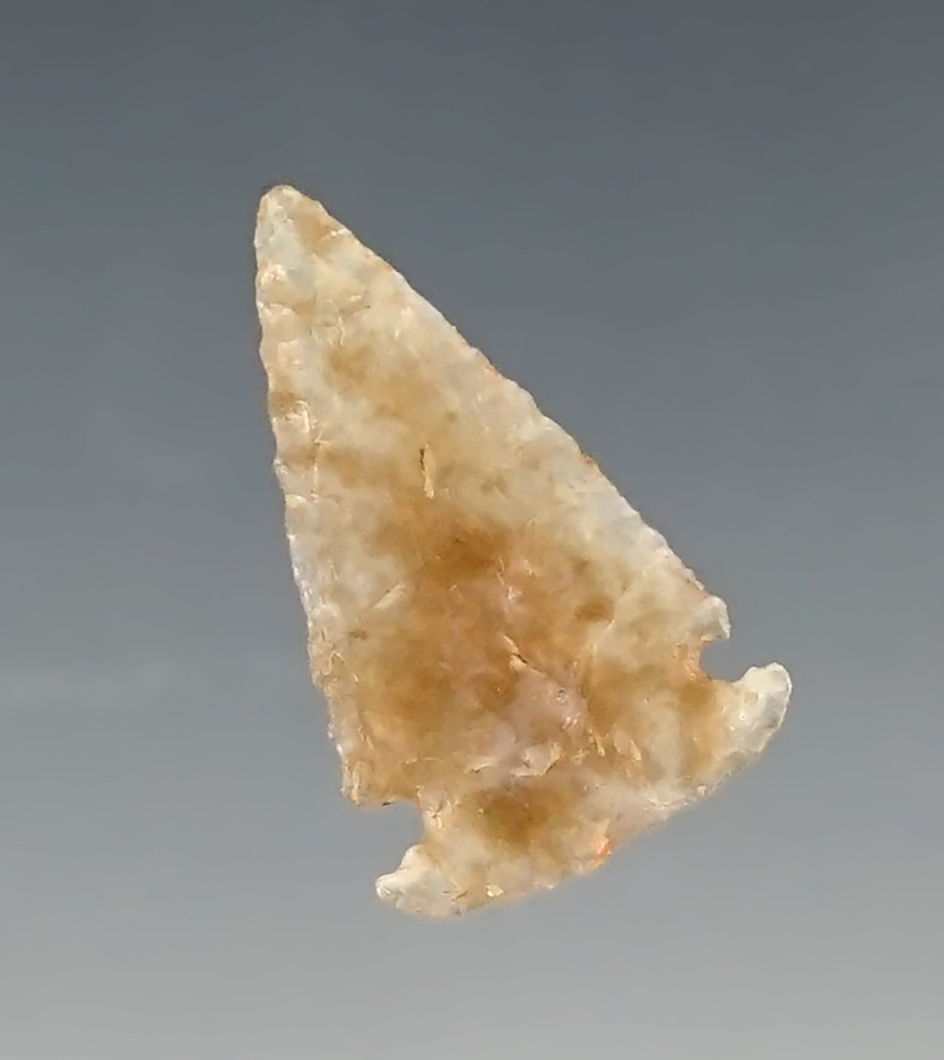 Excellent style on this 7/8" Bonito Notched made from highly translucent agate - New Mexico.