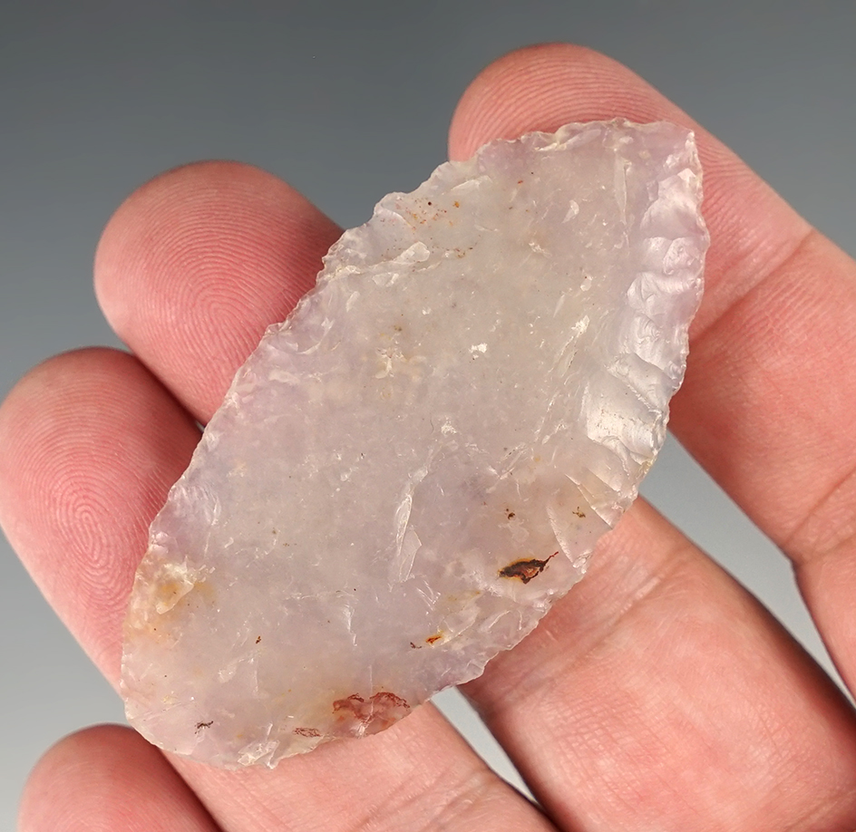 2 1/2" Blade made from beautifully translucent Agate found in New Mexico.