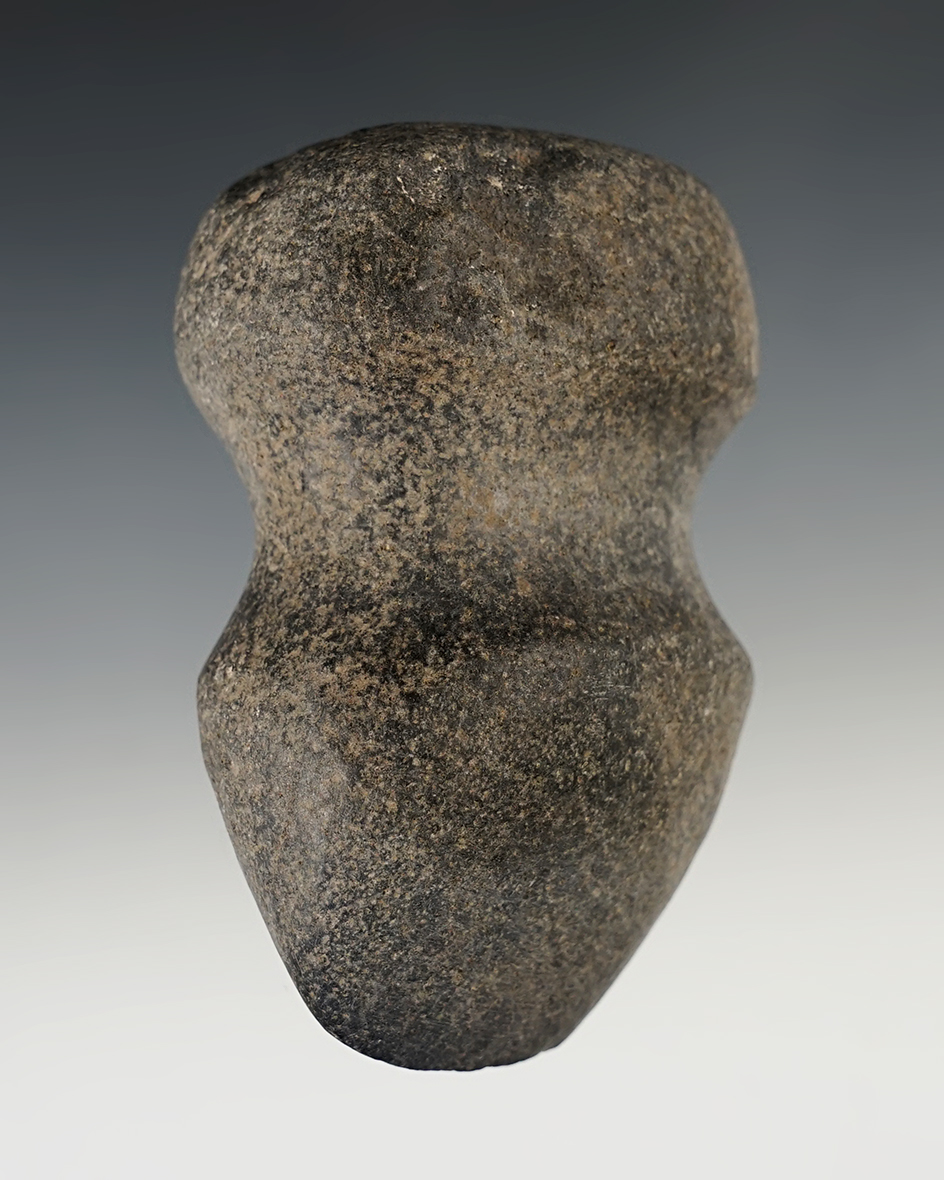 Nicely styled 3 5/8" Full Grooved Axe in nice condition. Found in New Mexico.