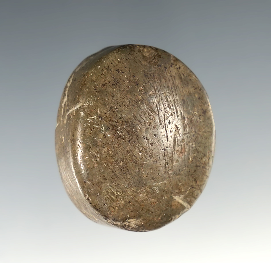 1 1/2" Very rare Pipestone Loafstone/Cone found in Ohio. Highly polished all over.