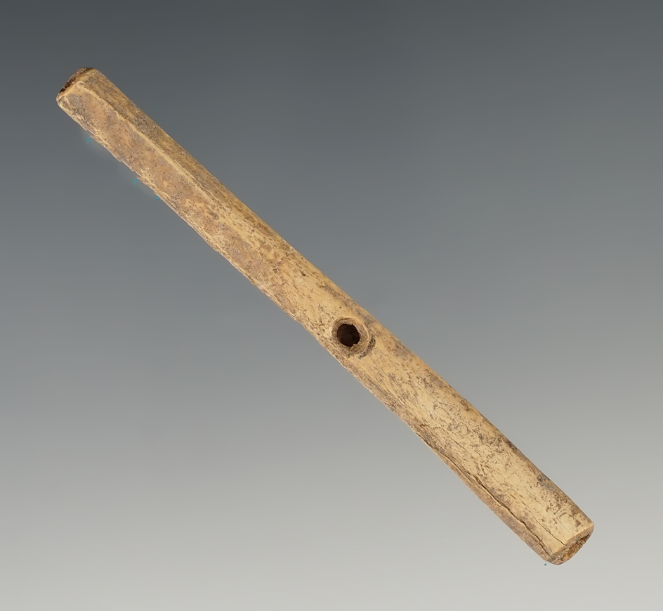 3 3/16" Single Hole Bone Whistle/Flute found in Sandoval Co., New Mexico.