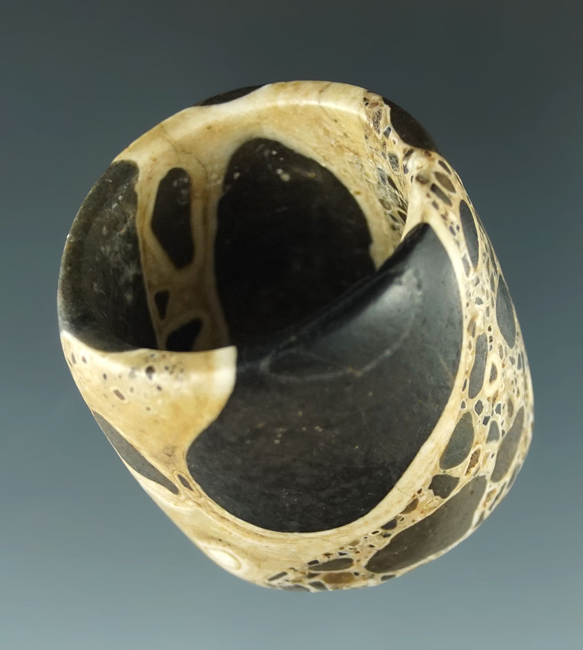 Rare! 1 1/4" by 1 1/4" Quechua/Inca ceremonial medicine cup found in Cuzco Peru.