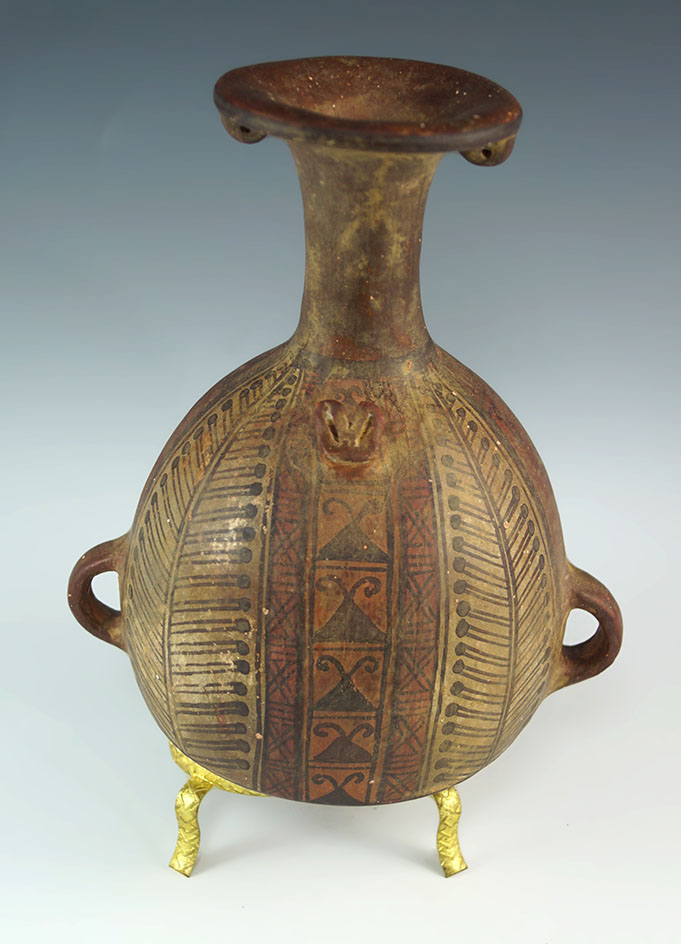 Classic 7" Imperial Inca feather and herringbone Arrybalo found in Peru.