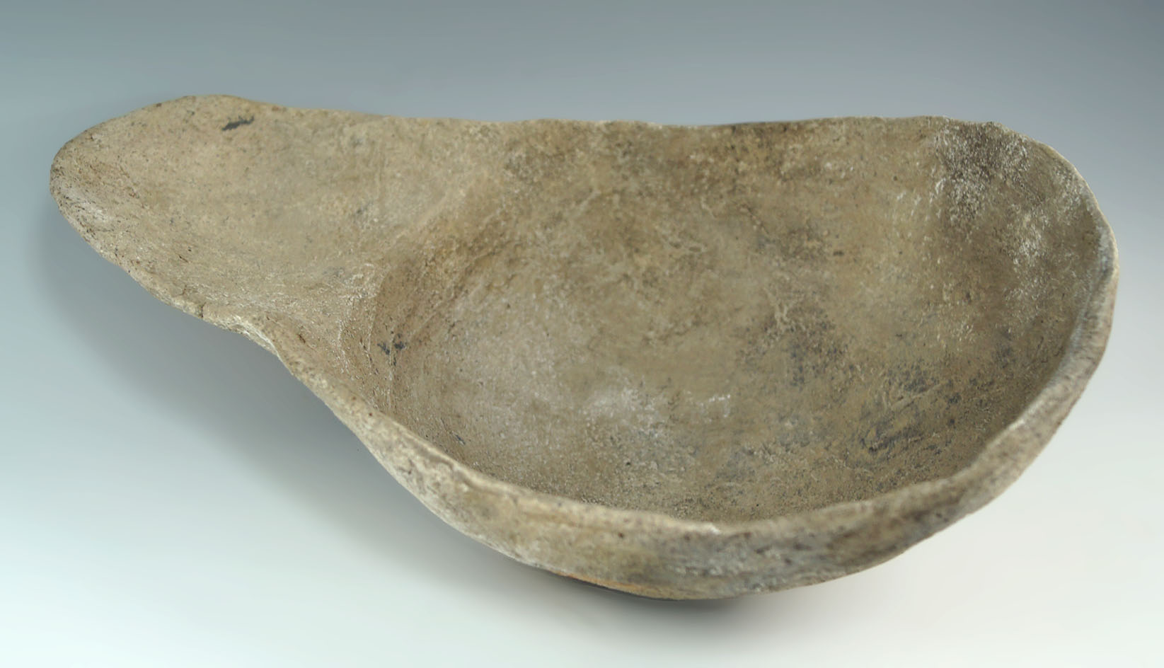 9 1/2" long "jockey cap" style Anasazi Ladle found  in southern CA, which has been restored.