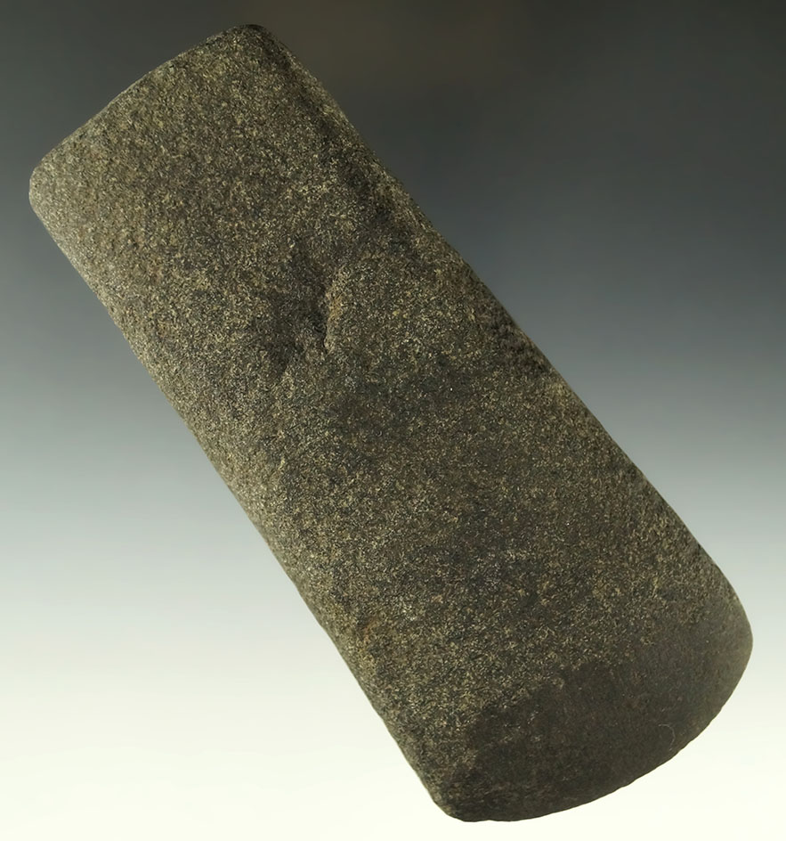 5" Hardstone Celt found in southern Michigan. Ex. Phil Wagle collection. Ex. Phil Wagle Collection.