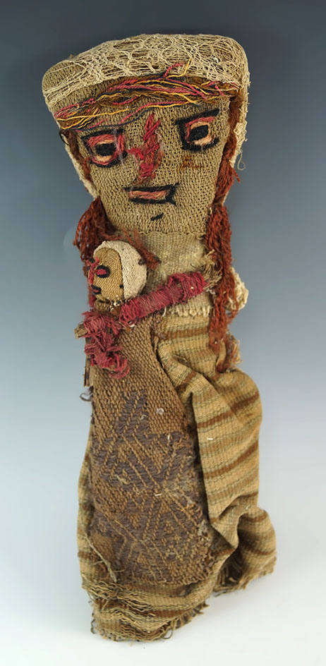 Mother and child doll - Quechua/Inca period circa A.D. 1000-1530.  Len Weidner Collection.