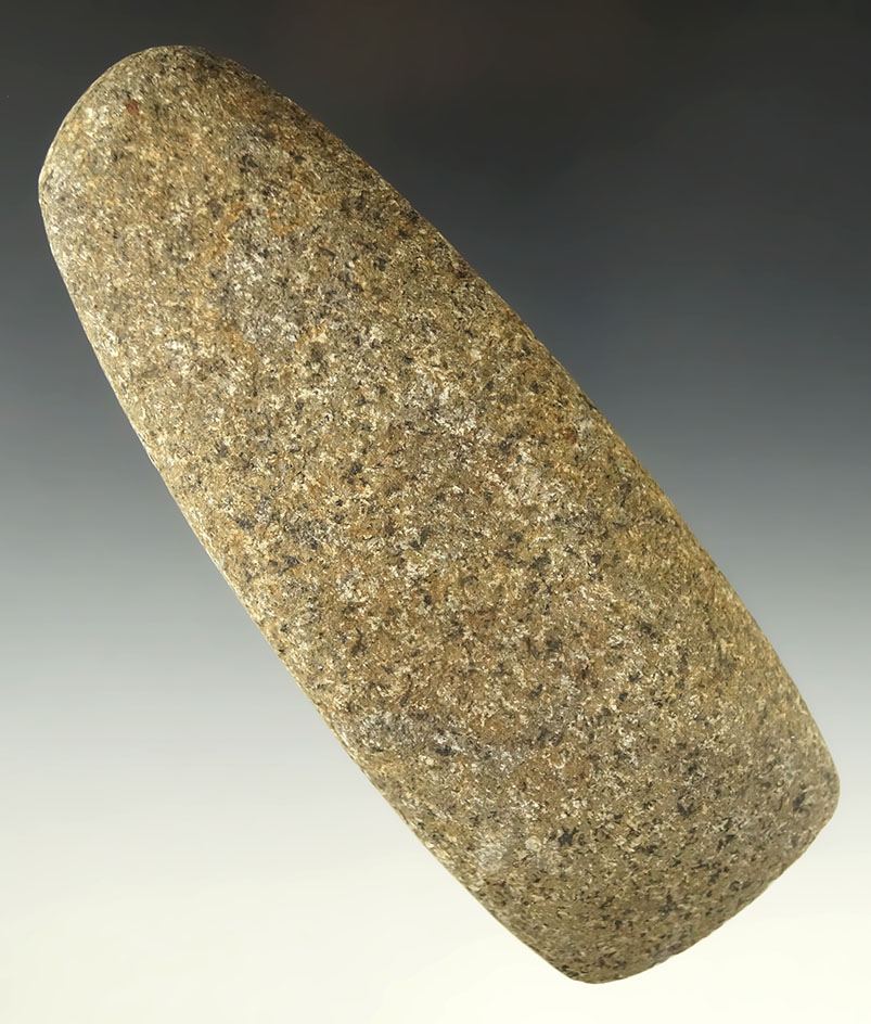 4 15/16" Hardstone Celt  found in southern Michigan. Ex. Phil Wagle collection.