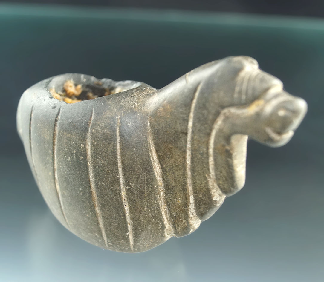 3 3/4" Alpaca Conopa which is fully engraved. Found at the sacred Valley, Peru.