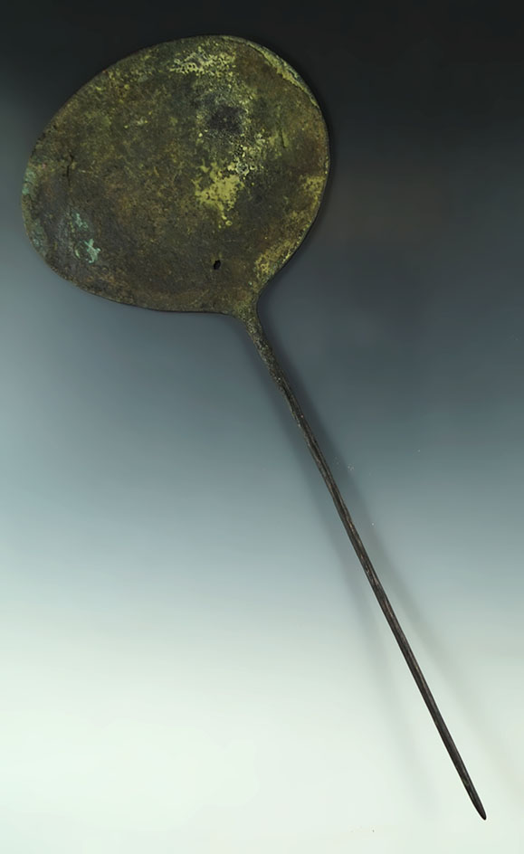 10 1/2" Inca copper Tupu Pin found in Peru.