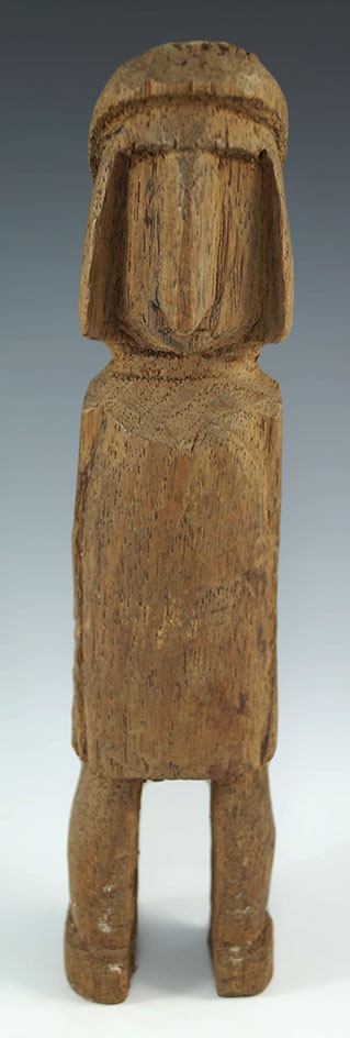 Extremely old Southwest Indian cave found wood human carved figure - Navajo or prehistoric.