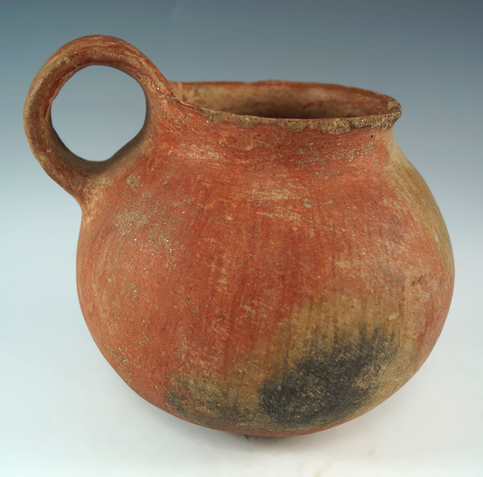 Salado 5" onion skin handled bottle found in Arizona that is solid.