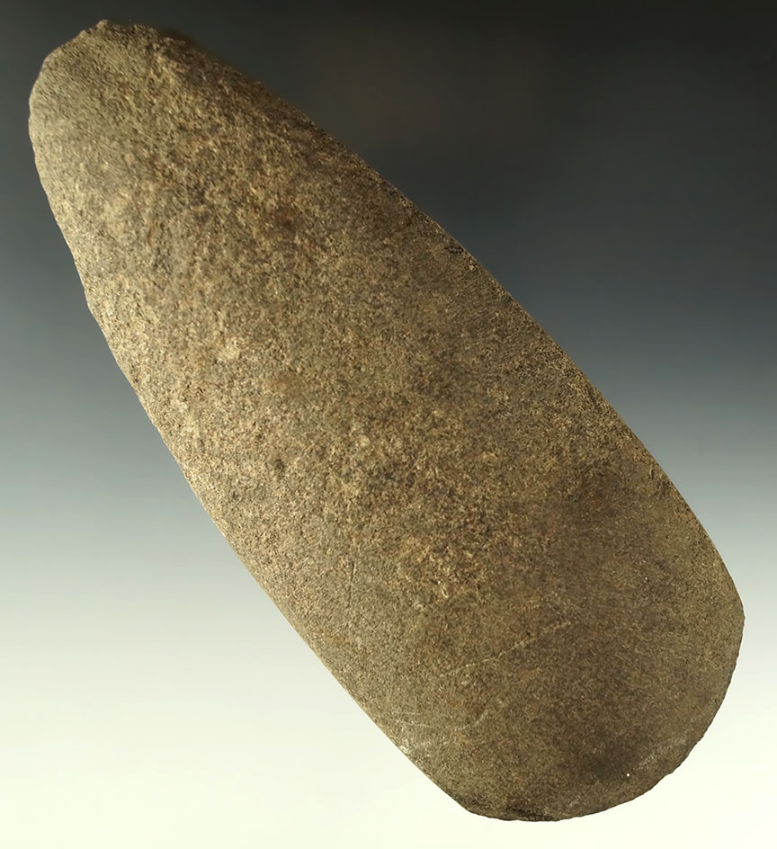 6 5/8" Celt found in Michigan. Ex. Phil Wagle Collection.