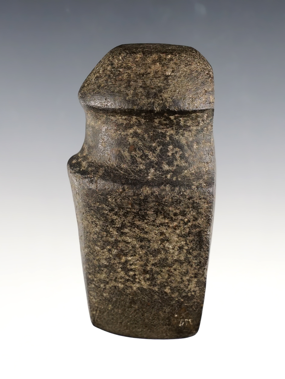 SUPERB! 3 9/16" long 3/4 Groove Axe with great style and workmanship. Franklin Co., Ohio. 