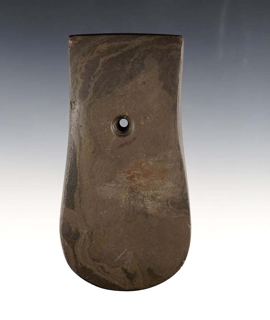 Classic styled 4 11/16" Keyhole Pendant found in Montgomery Co., Ohio. Ex. David Root (1140S).