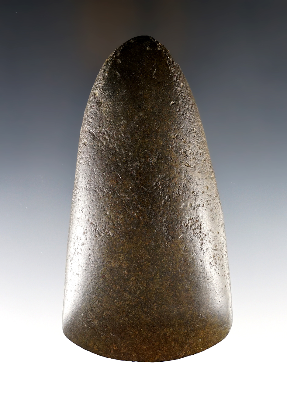 Fine 4 3/4" Hardstone Adze with great overall polish. Found in Ohio. 