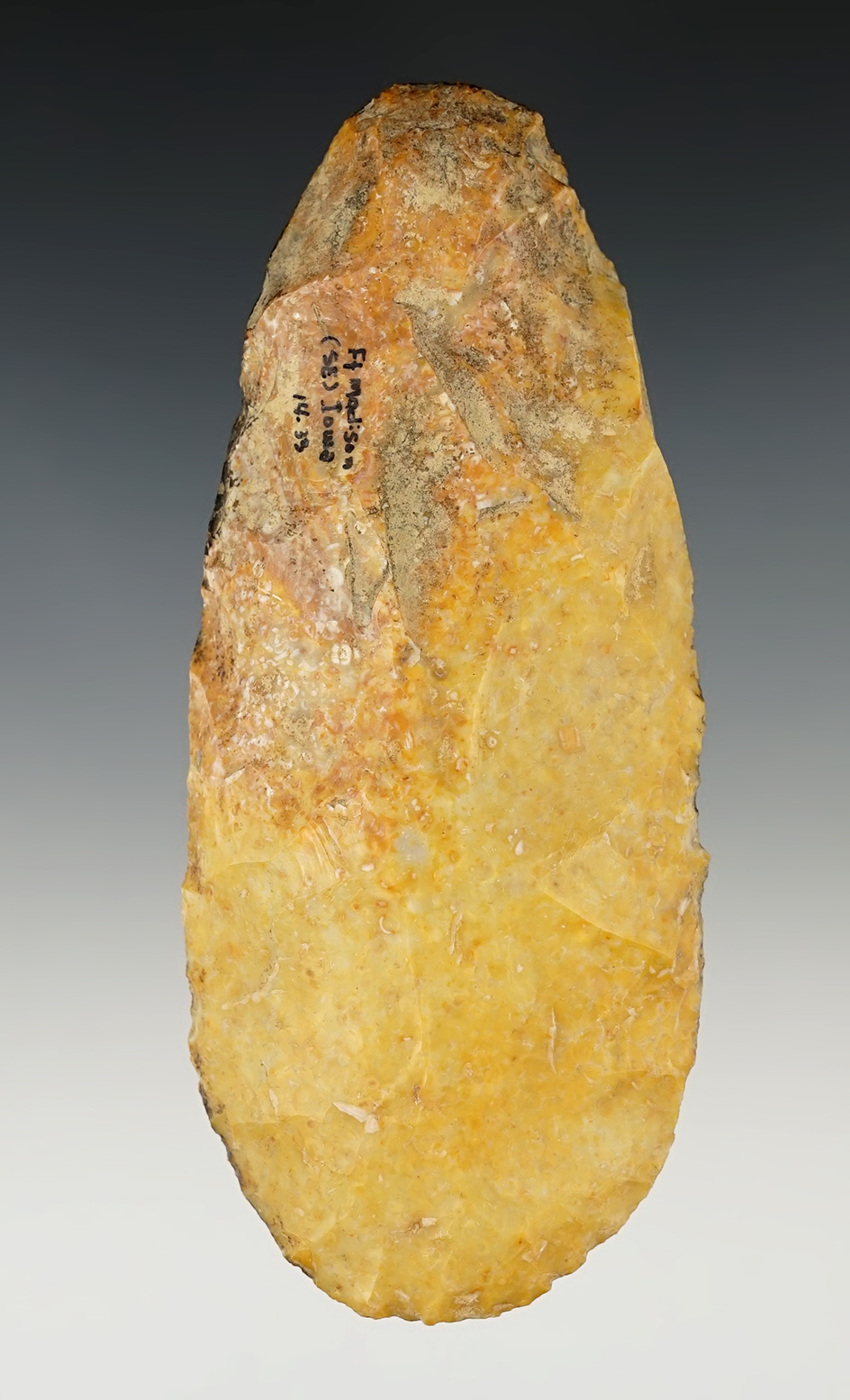 Highly Colorful 5 1/8" Flint Adze found near Fort Madison area in Southeast Iowa.