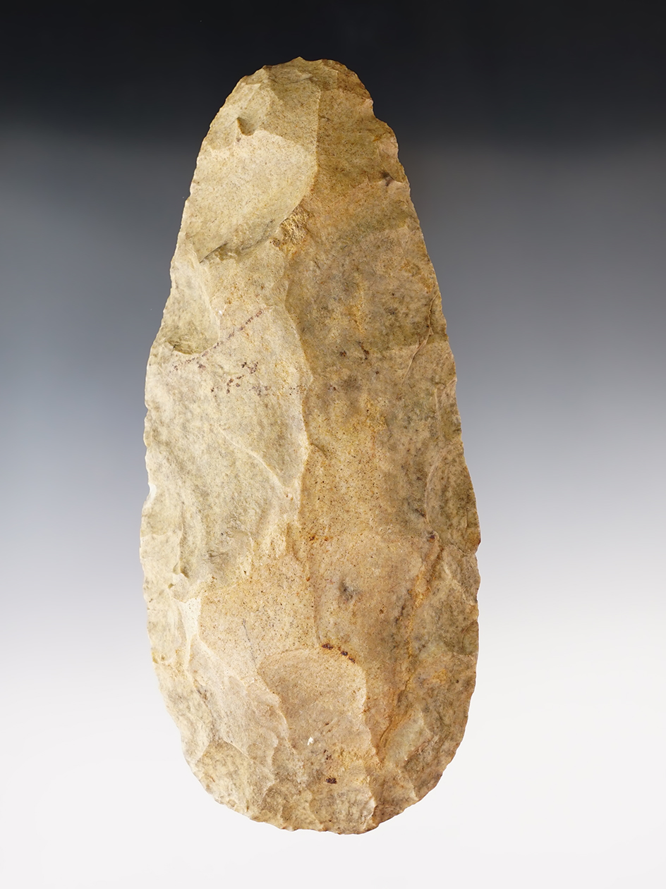 6 3/16" Millcreek Chert Celt found in Jackson Co., Illinois.