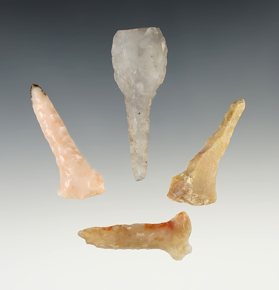 Set of 4 Drills found in New Mexico, largest is 2 7/16".