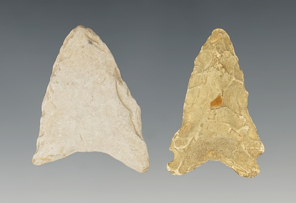 Pair of well made Hardaways found in the Carolinas. The largest is 1 11/16".