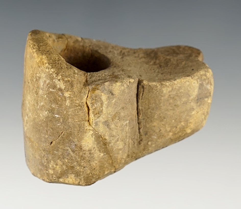 2 1/2" Stone Pipe found in the Cumberland Mountain Area of Tennessee.