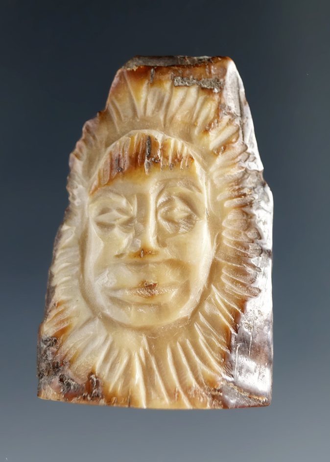 1 3/8" Historic Era Eskimo Carving found in Alaska. Comes with a Bennett COA.