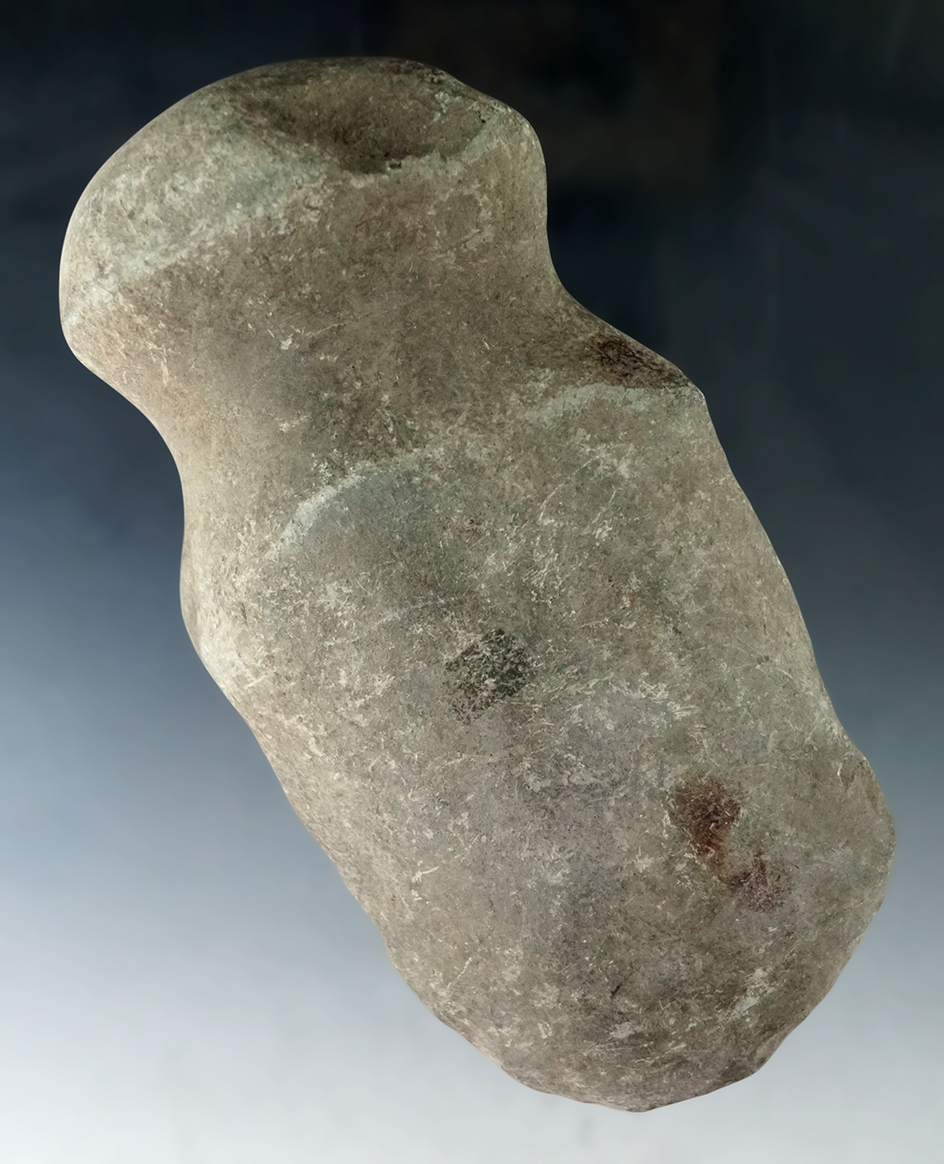5 5/8" full grooved stone Axe found in New Jersey.