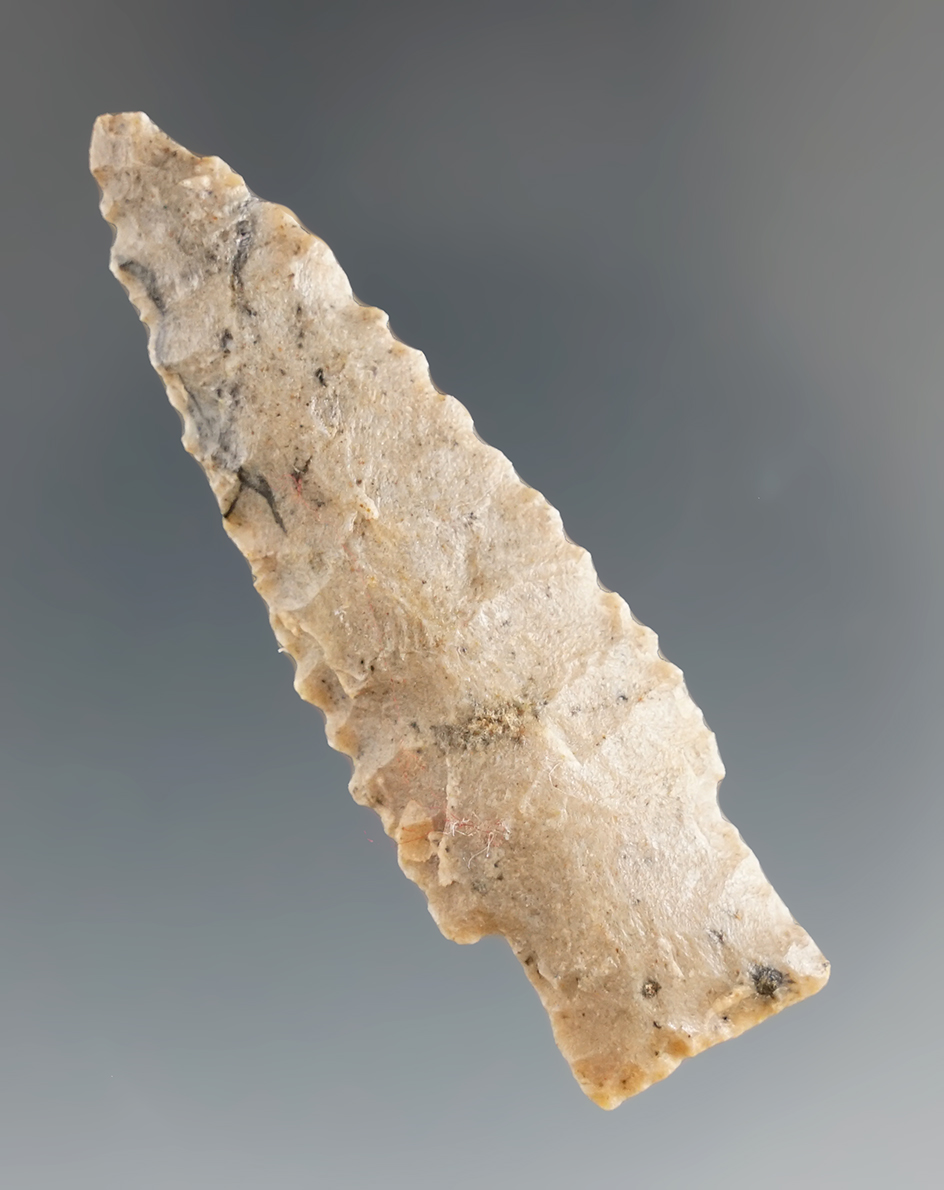 2 5/16" Darl point found in San Juan Co., New Mexico. Comes with a Rogers COA.