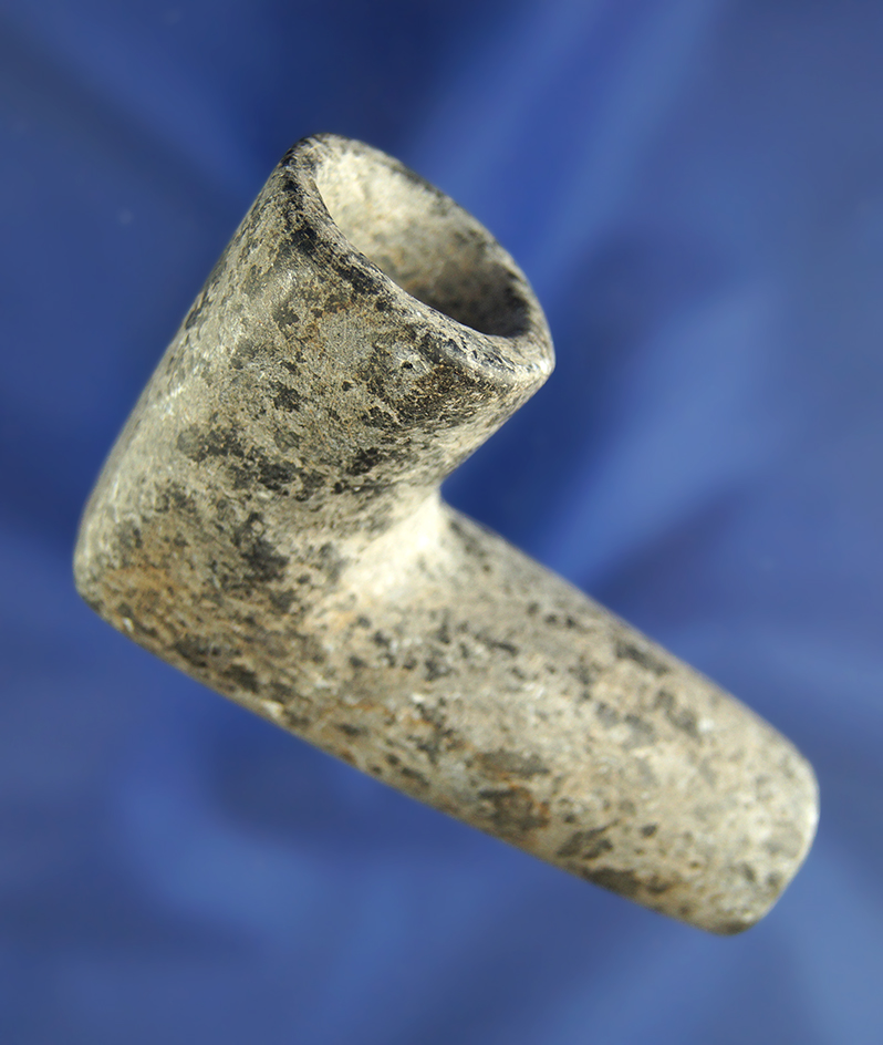 2 5/8" well made Steatite Pipe found in Ohio.