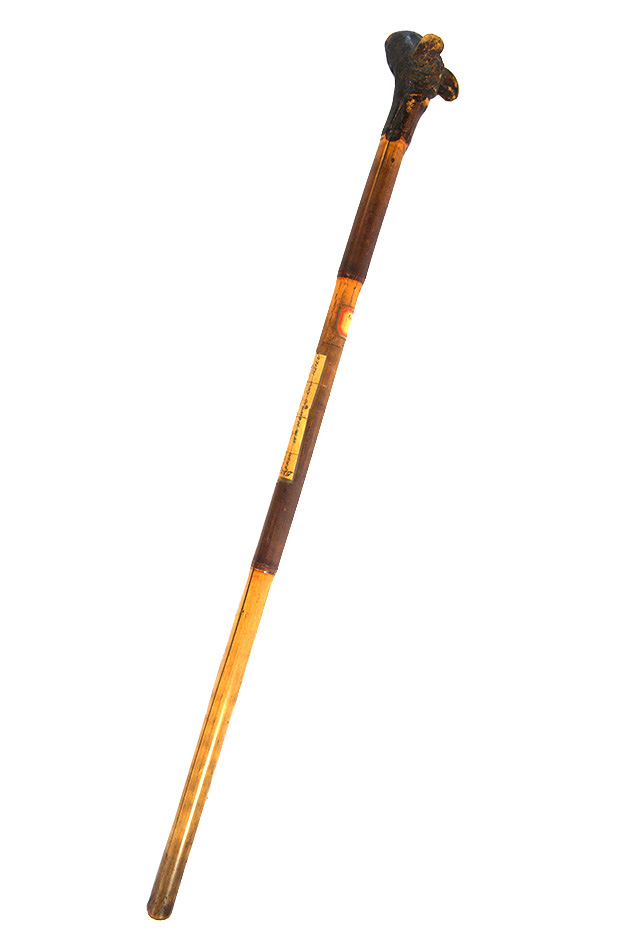 RARE! 22 1/4" long historic era Cane Pipe from the 1800's found in a dry cave in Arkansas.