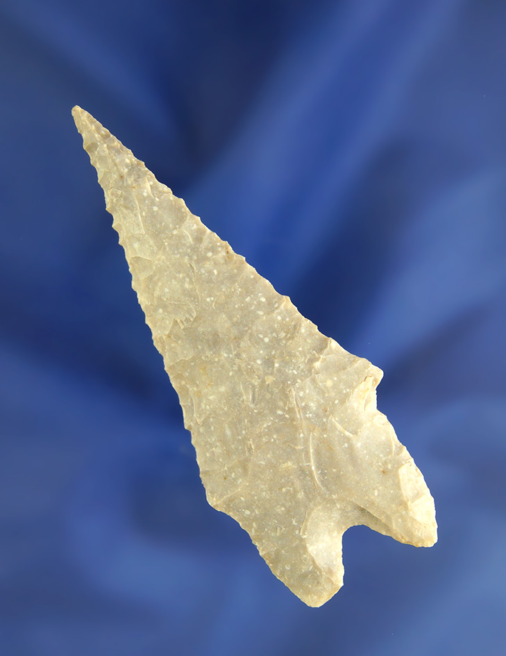 3" Pedernales point found in Wilson Co.,  Texas. Ex. Rob Bartell collection.  Rogers COA.