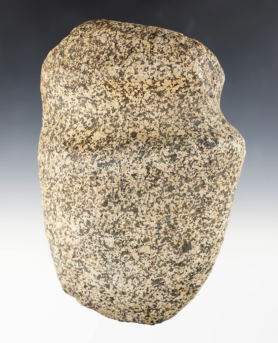 Large 7" long 3/4 Groove Axe made from beautiful Hardstone. Found in Ohio.