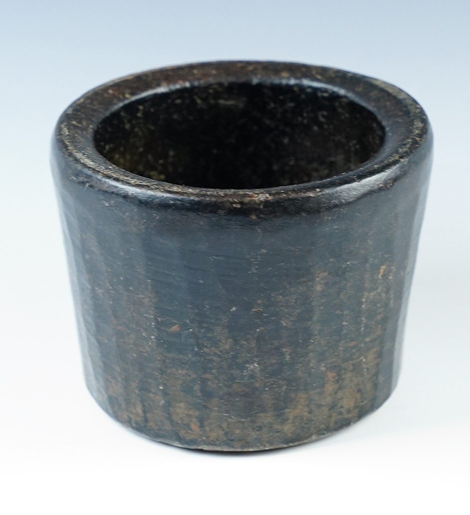 Beautifully crafted 3 3/16" steatite stone bowl/cup. Knox County, Tennessee. Excellent condition.