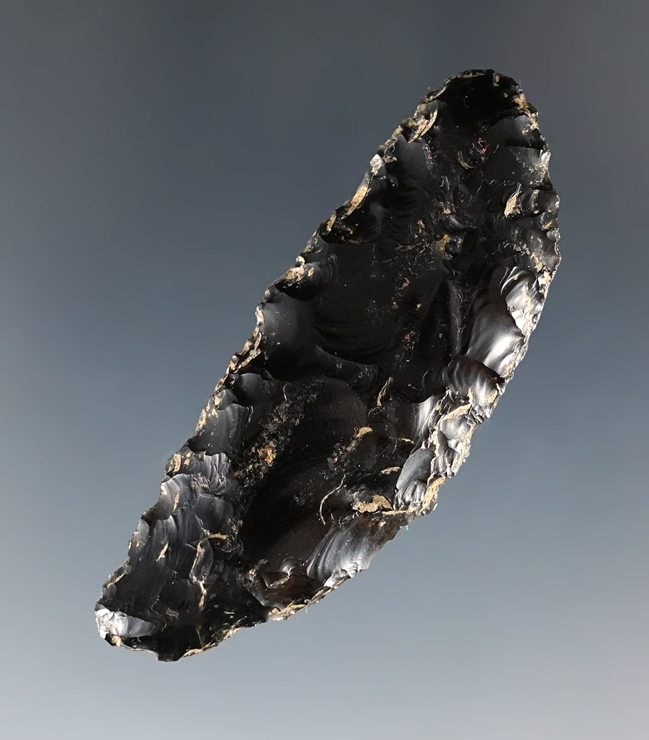 2 1/16" Lunate Crescent Type II "Half Moon" variety - Okanogan Co., Washington. Stermer COA. 