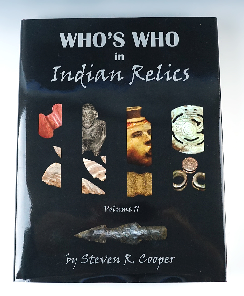 Hardcover Book: "Who's Who in Indian Relics" #11 with dust jacket, 2016. Like-new condition.