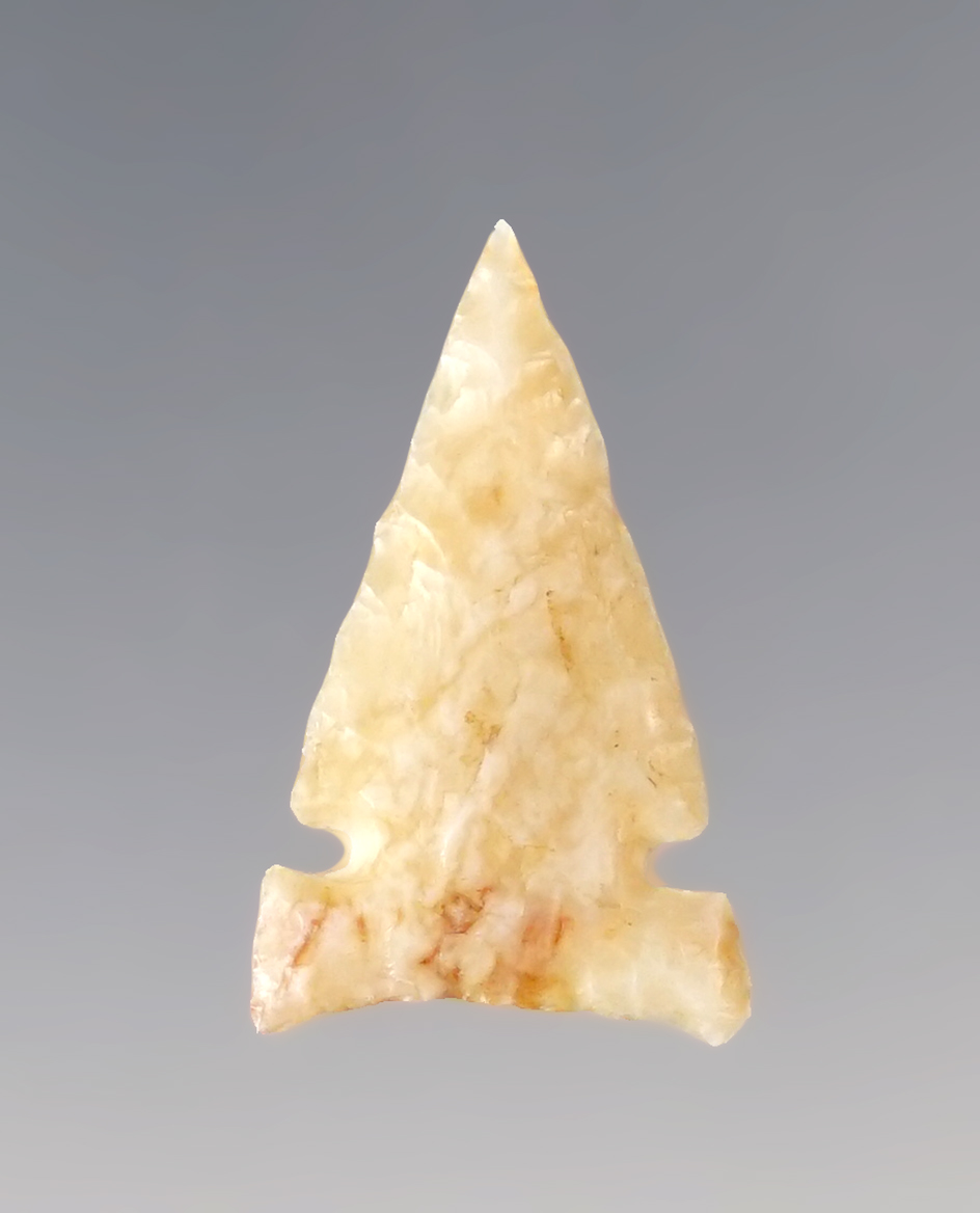 15/16" Plains Sidenotch with beautiful flaking and style found in Colorado.