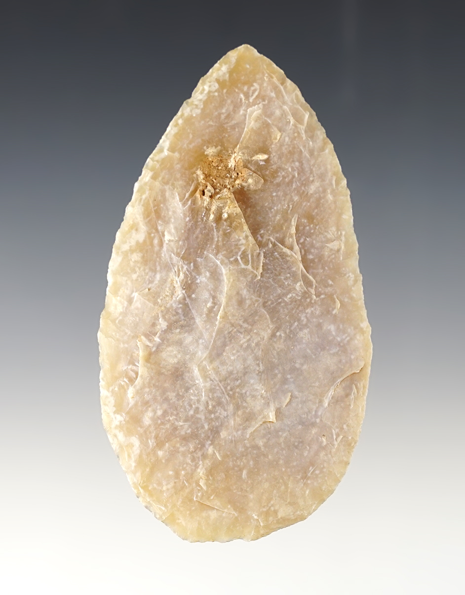 Wonderful patina on this 3 1/2" Knife found near the Colorado/New Mexico border.