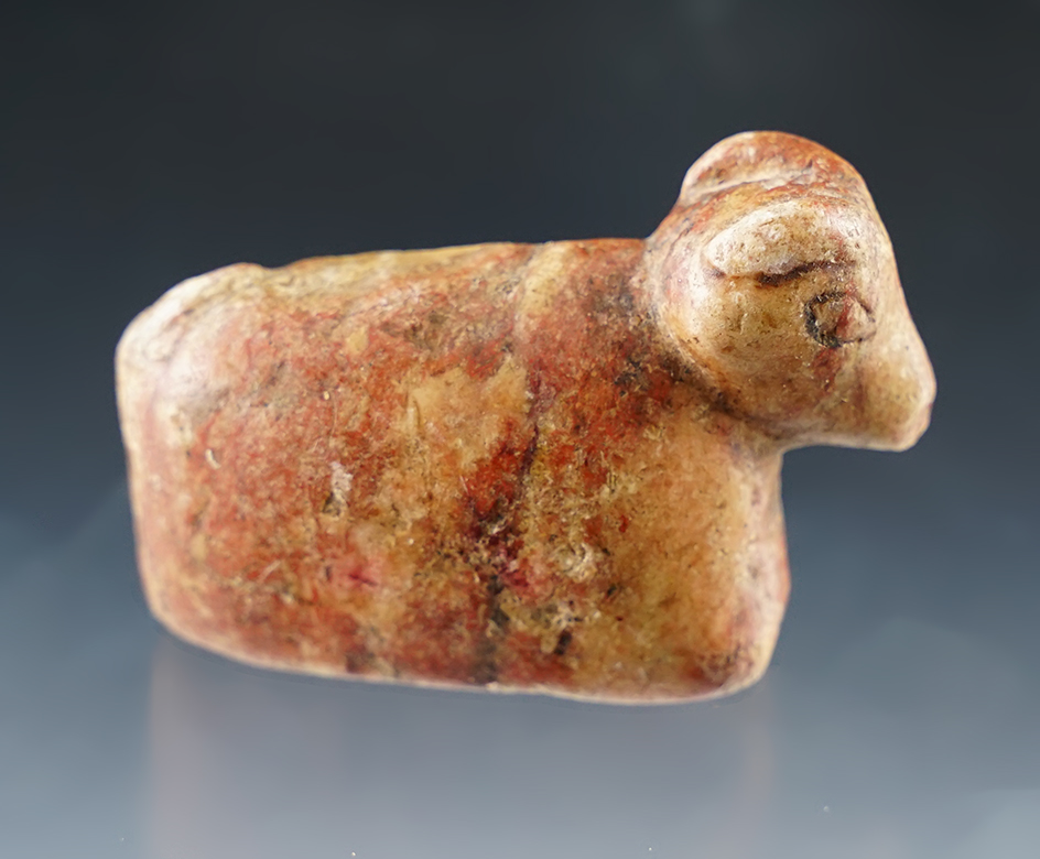 1 7/8" Spanish Colonial Peru Animal Effigy Figure with excellent age on surface.