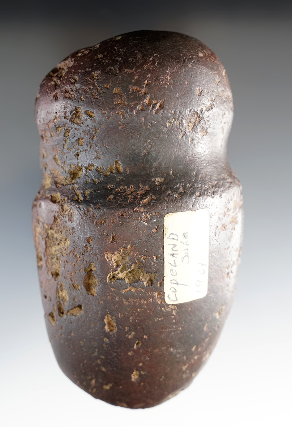 Fantastic 4 1/2" Full Grooved Ohio Hematite Axe purchased at a Copeland Sale.