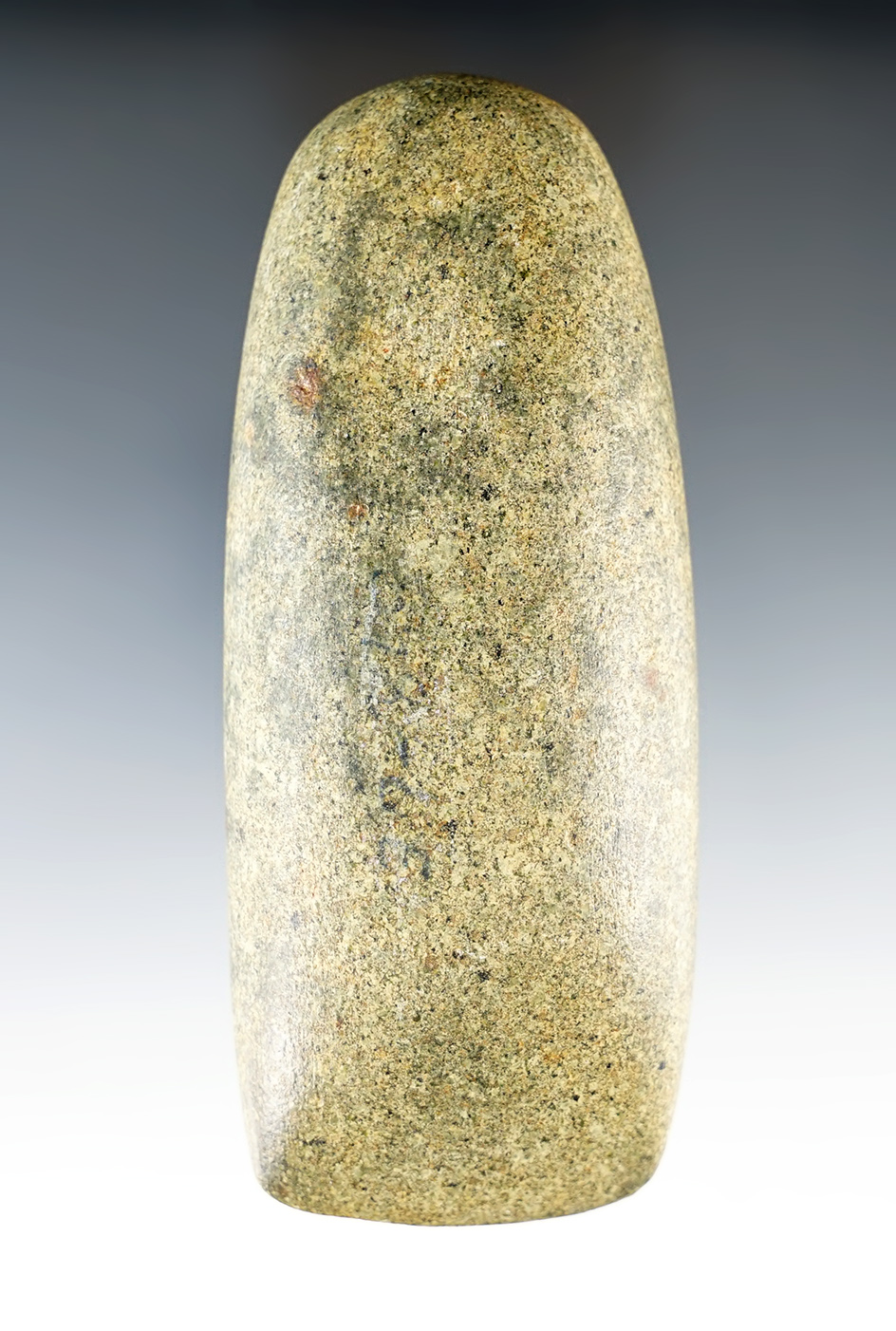 4 1/8" Celt found in Ohio. Heavy ancient polish to the entire surface.