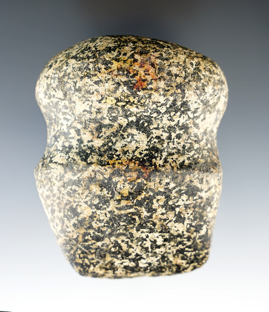 2 1/2" long Full Groove axe made from attractive Hardstone and found in Ohio.