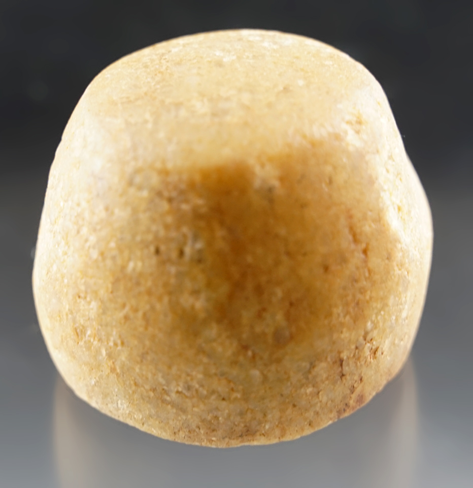 1 3/4" diameter by 1 7/16" tall Cone that is nicely styled from quartz found in Hamilton Co., OH