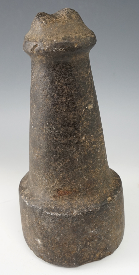 Large and nice! 9" tall phallic Maul found at the Maybe site in the 1920s, Columbia River.