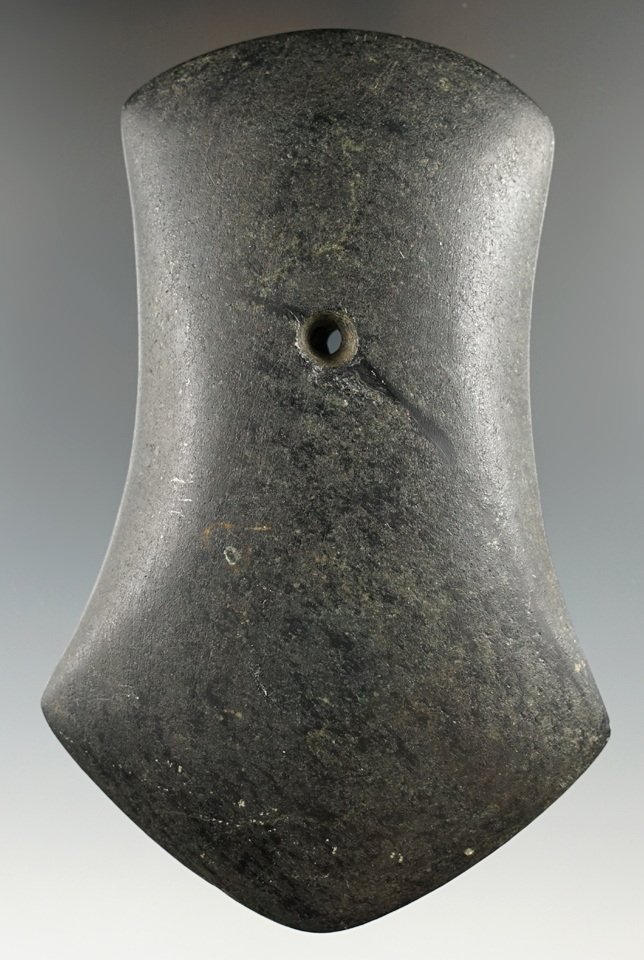 5 1/16" Pentagonal Pendant - Diorite found in Henderson Co., North Carolina. Motley COA.
