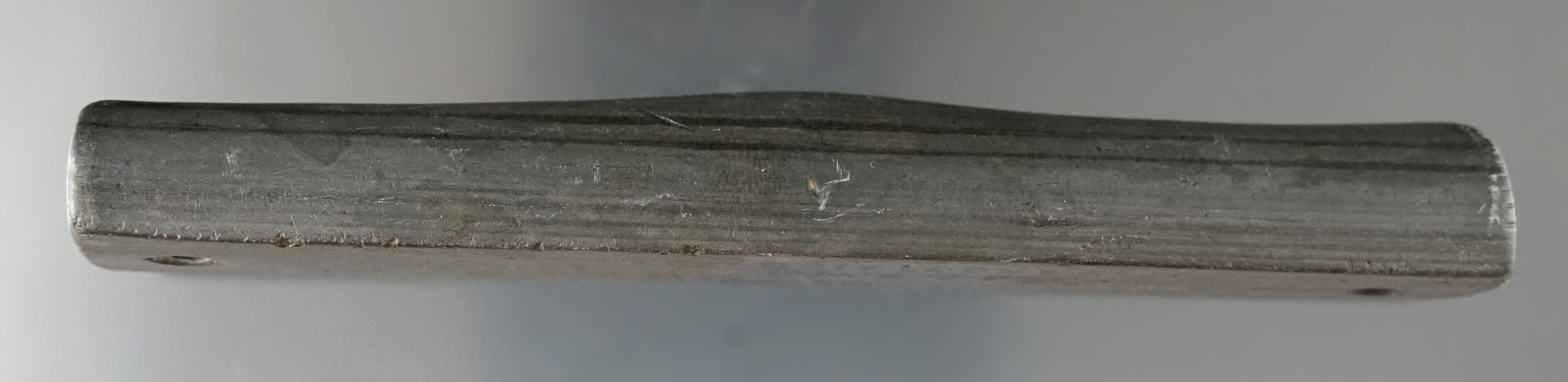 Pictured! 4 7/8" Bar Amulet made from nicely banded slate found in Williams Co., Ohio.