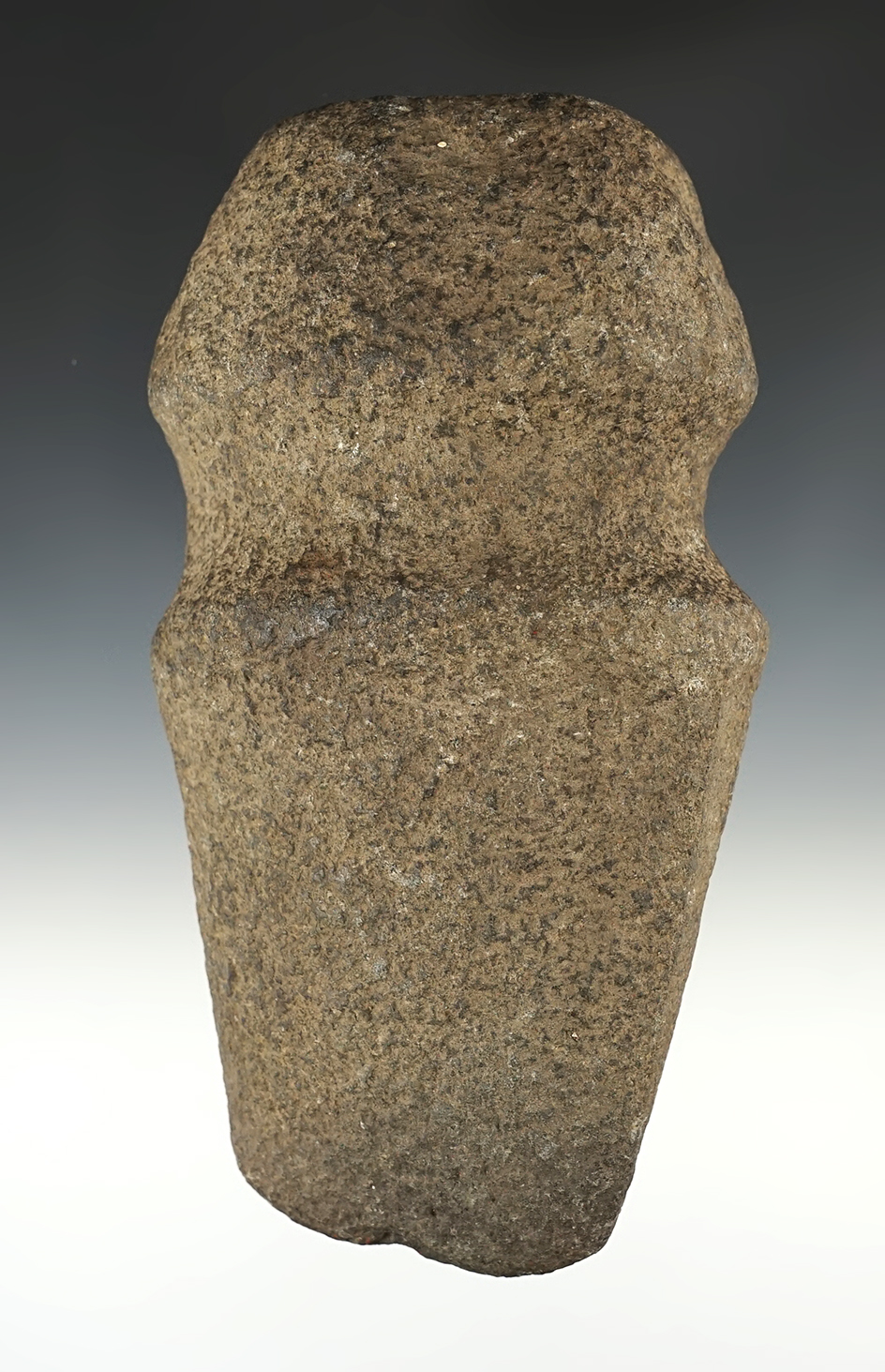 Large 6 3/8" long 3/4 Grooved Archaic Axe found in Columbia Co., Wisconsin. Bennett COA.