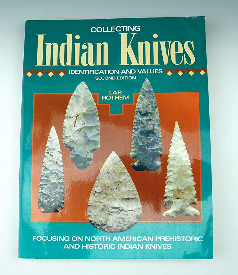 Softcover Book in excellent condition. "Indian Knives" by Lar Hothem. 2nd Edition.