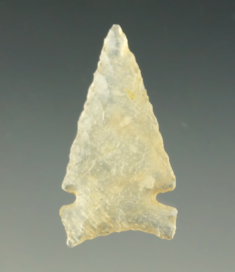 Highly translucent 1 1/16" Plains sidenotch - Rock Springs, Wyoming. Ex.  Haywood,  Knowlton.