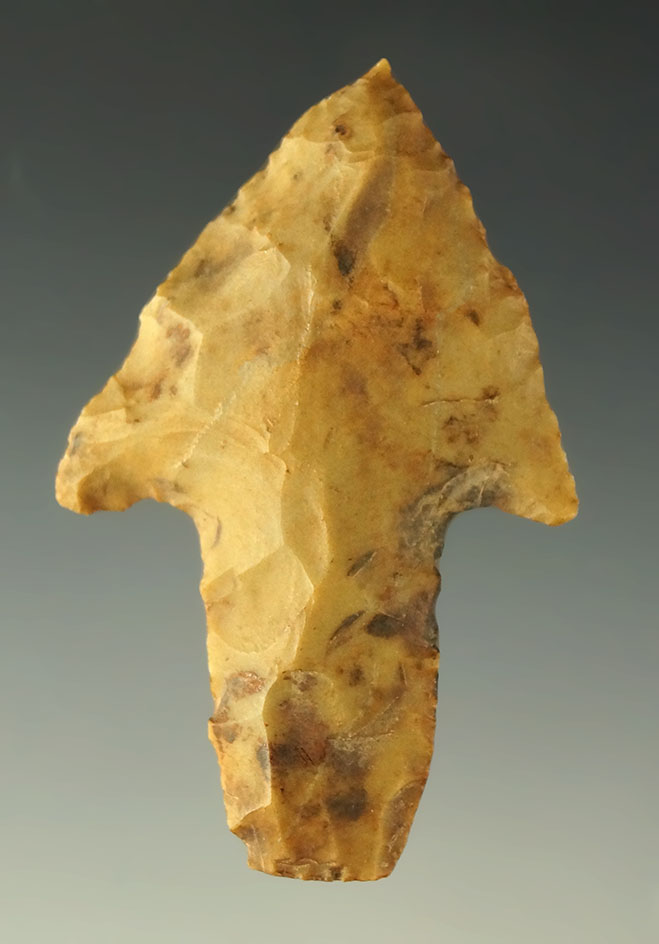 2 1/8" Adena  found by a muscle Shell diver in 1996 near the Tennessee River, Morgan County AL.